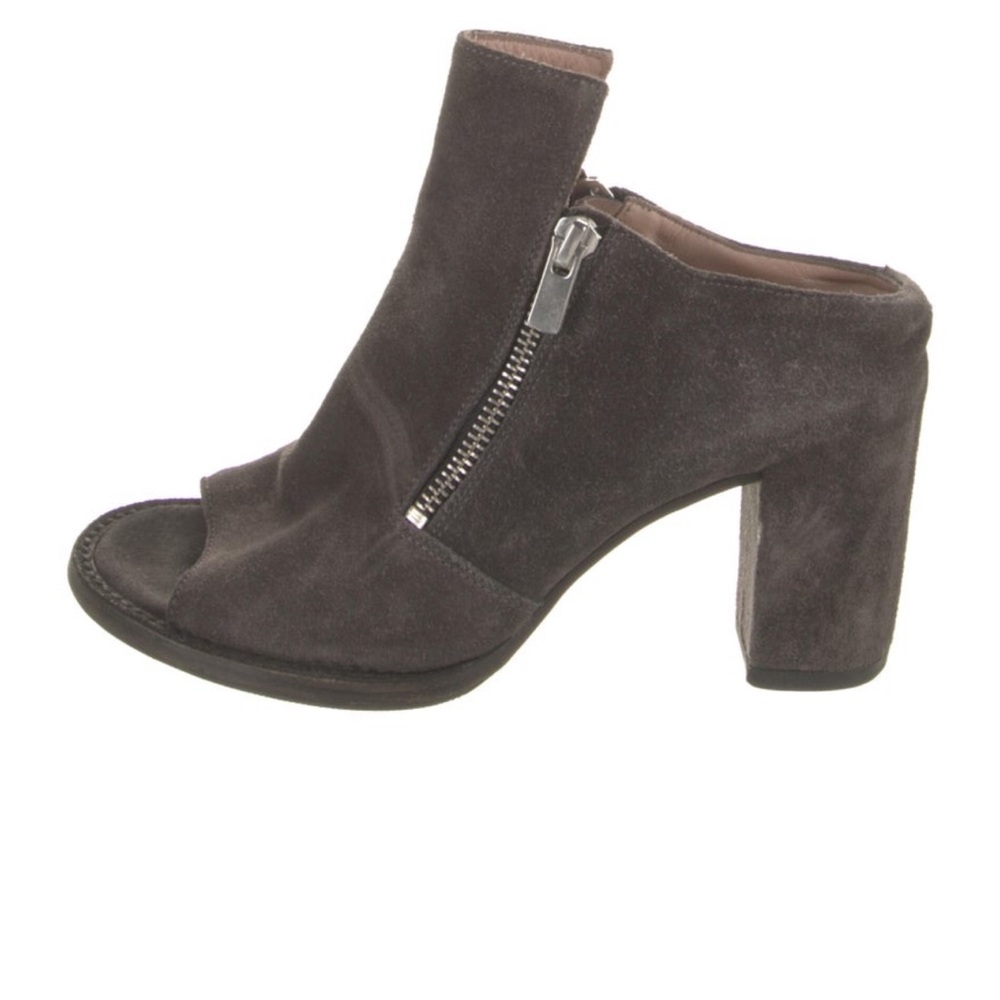 Officine Creative Gray Suede Women's Heeled Mules